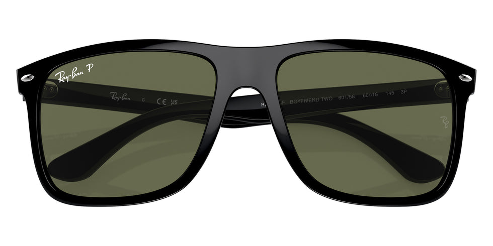 Ray-Ban® RB4547F RB4547F 601/58 60 Sunglasses - Black