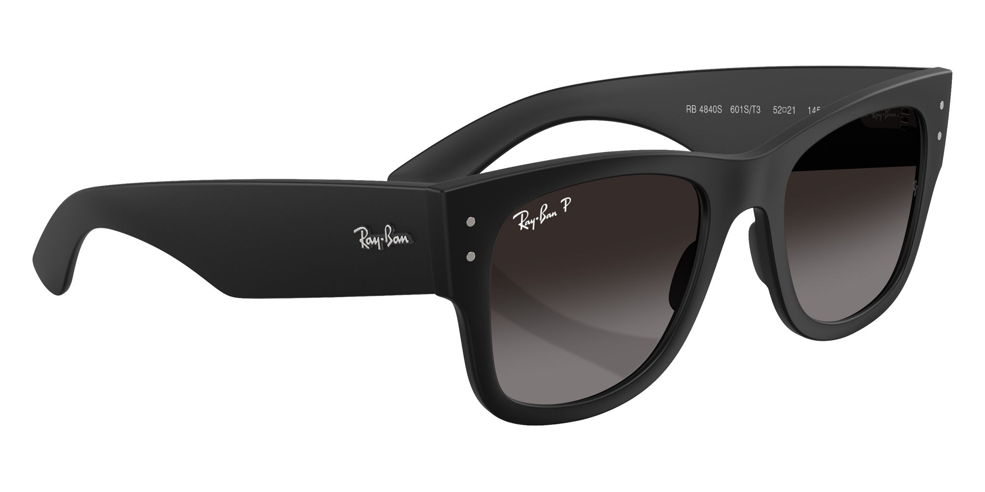 Ray-Ban® RB4840S RB4840S 601ST3 52 Sunglasses - Sand Black