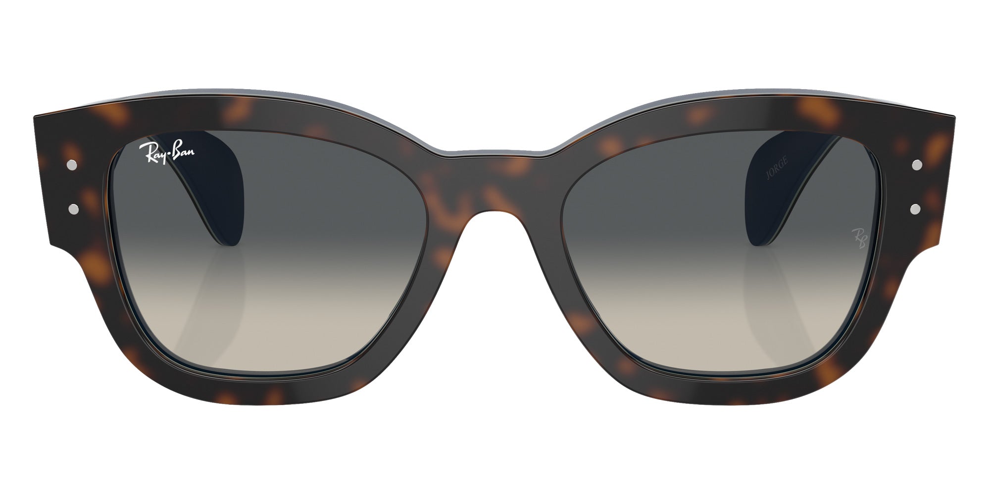 Ray-Ban® RB7681S RB7681S 140171 52 Sunglasses - Havana Gray On Gradient Blue