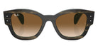 Ray-Ban® RB7681S RB7681S 140251 52 Sunglasses - Striped Green On Green