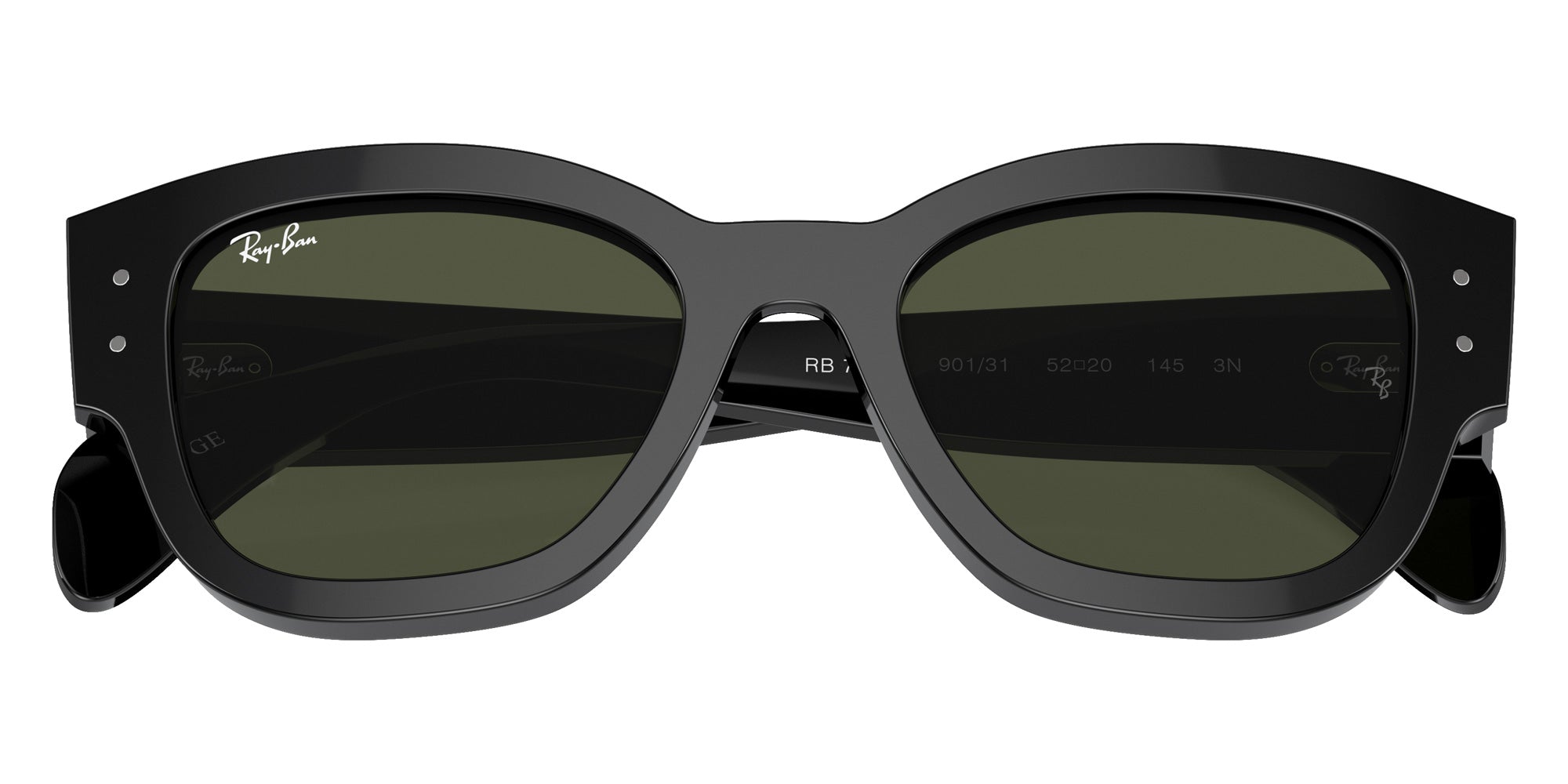 Ray-Ban® RB7681S RB7681S 901/31 52 Sunglasses - Black