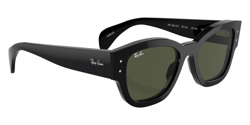 Ray-Ban® RB7681SF RB7681SF 901/31 52 Sunglasses - Black