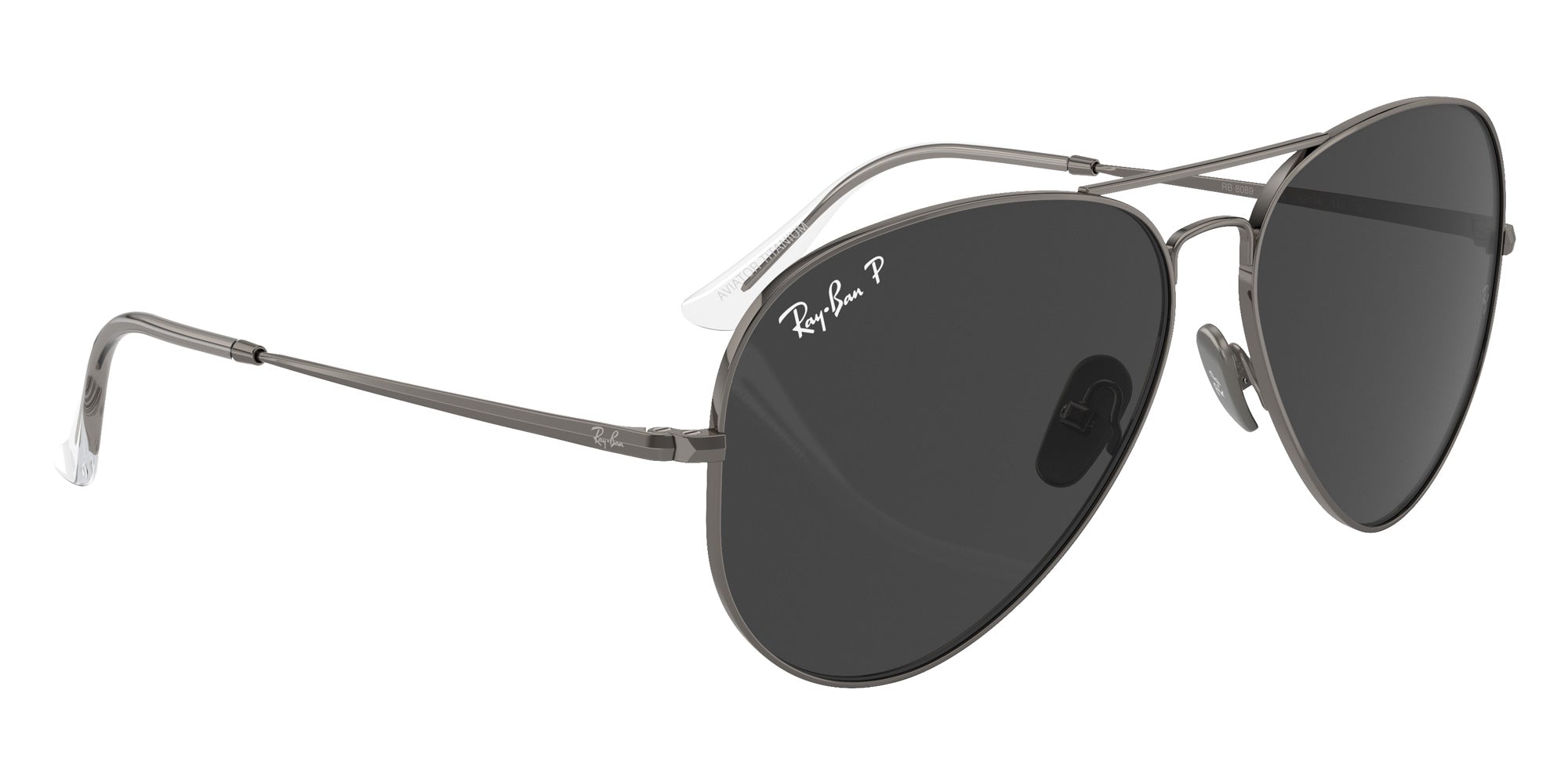 Ray-Ban® RB8089 RB8089 165/48 62 Sunglasses - Gunmetal