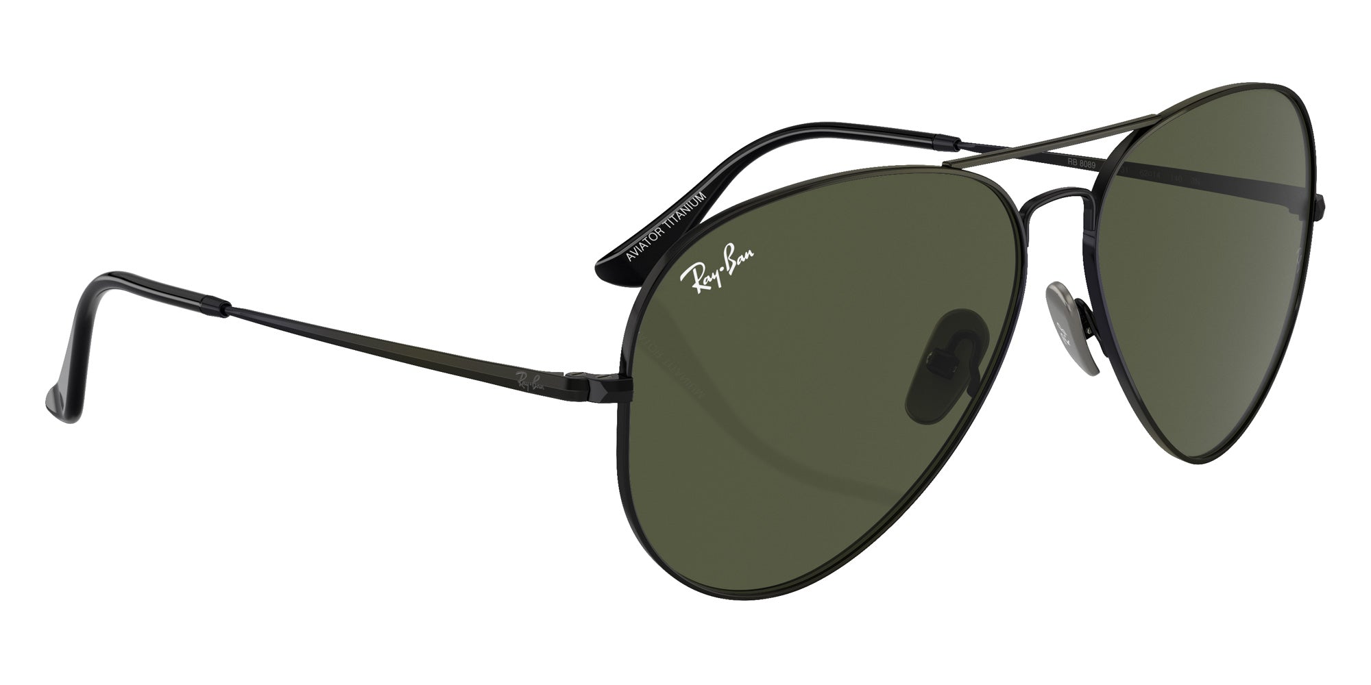 Ray-Ban® RB8089 RB8089 926731 62 Sunglasses - Black