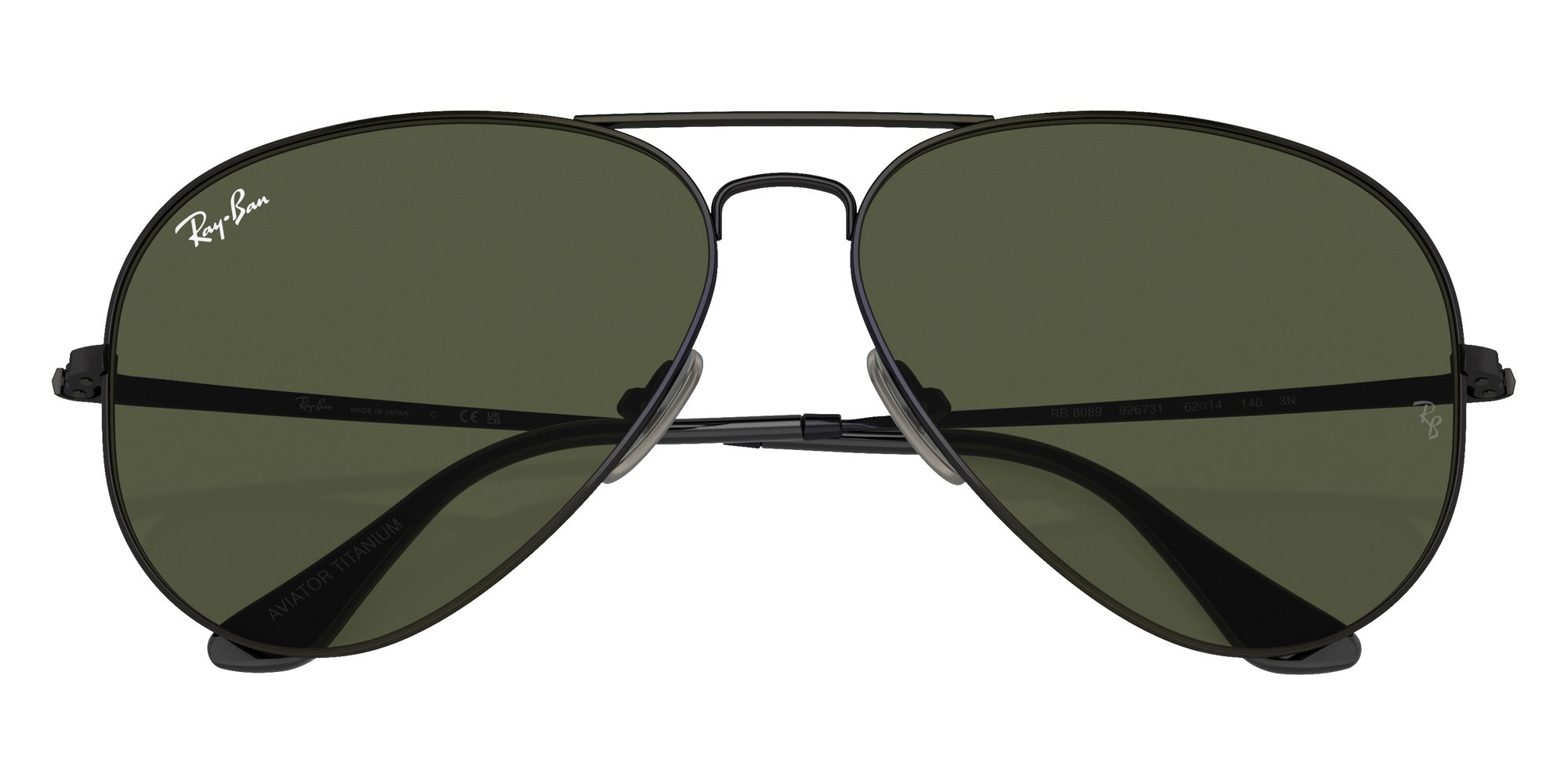 Ray-Ban® RB8089 RB8089 926731 62 Sunglasses - Black