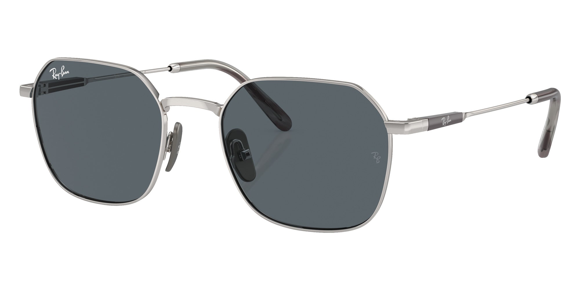 Ray-Ban® RB8094 RB8094 9209R5 53 Sunglasses - Silver