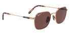 Ray-Ban® RB8094 RB8094 9266AF 53 Sunglasses - Light Brown