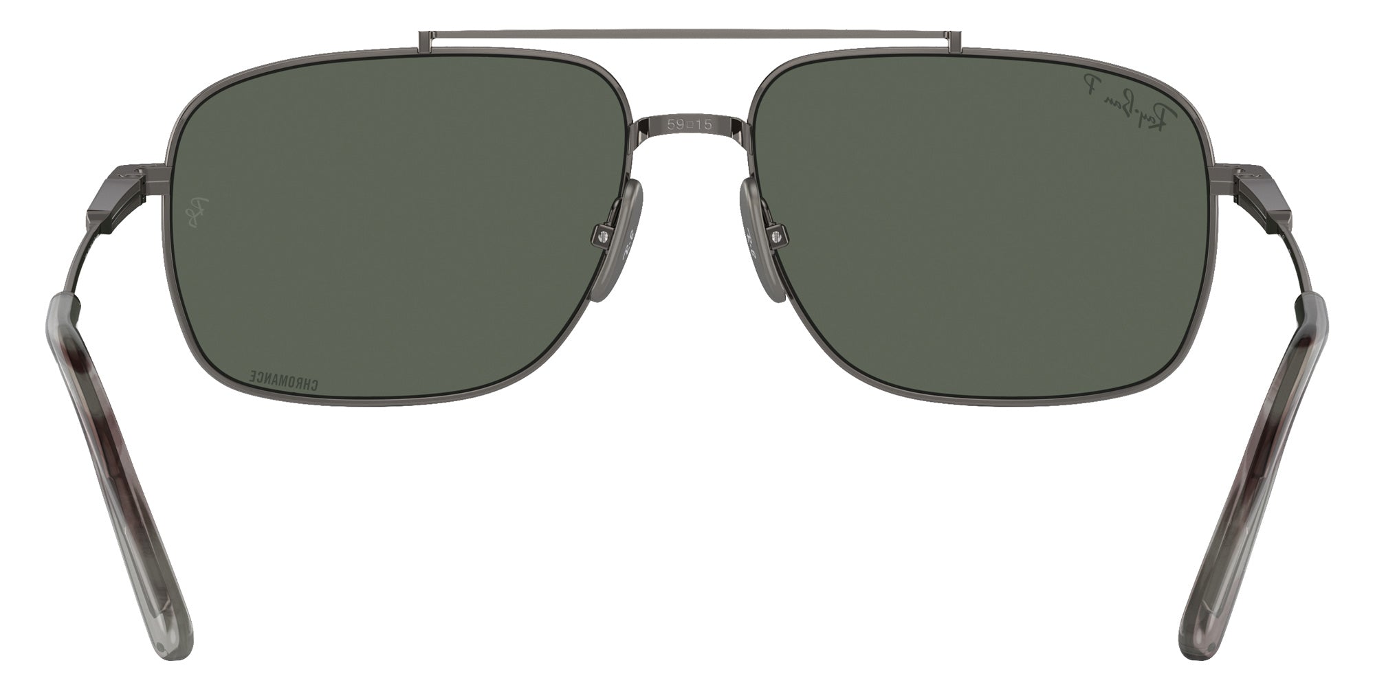 Ray-Ban® RB8096 RB8096 165/GK 59 Sunglasses - Gunmetal