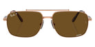 Ray-Ban® RB8096 RB8096 9266AN 59 Sunglasses - Light Brown