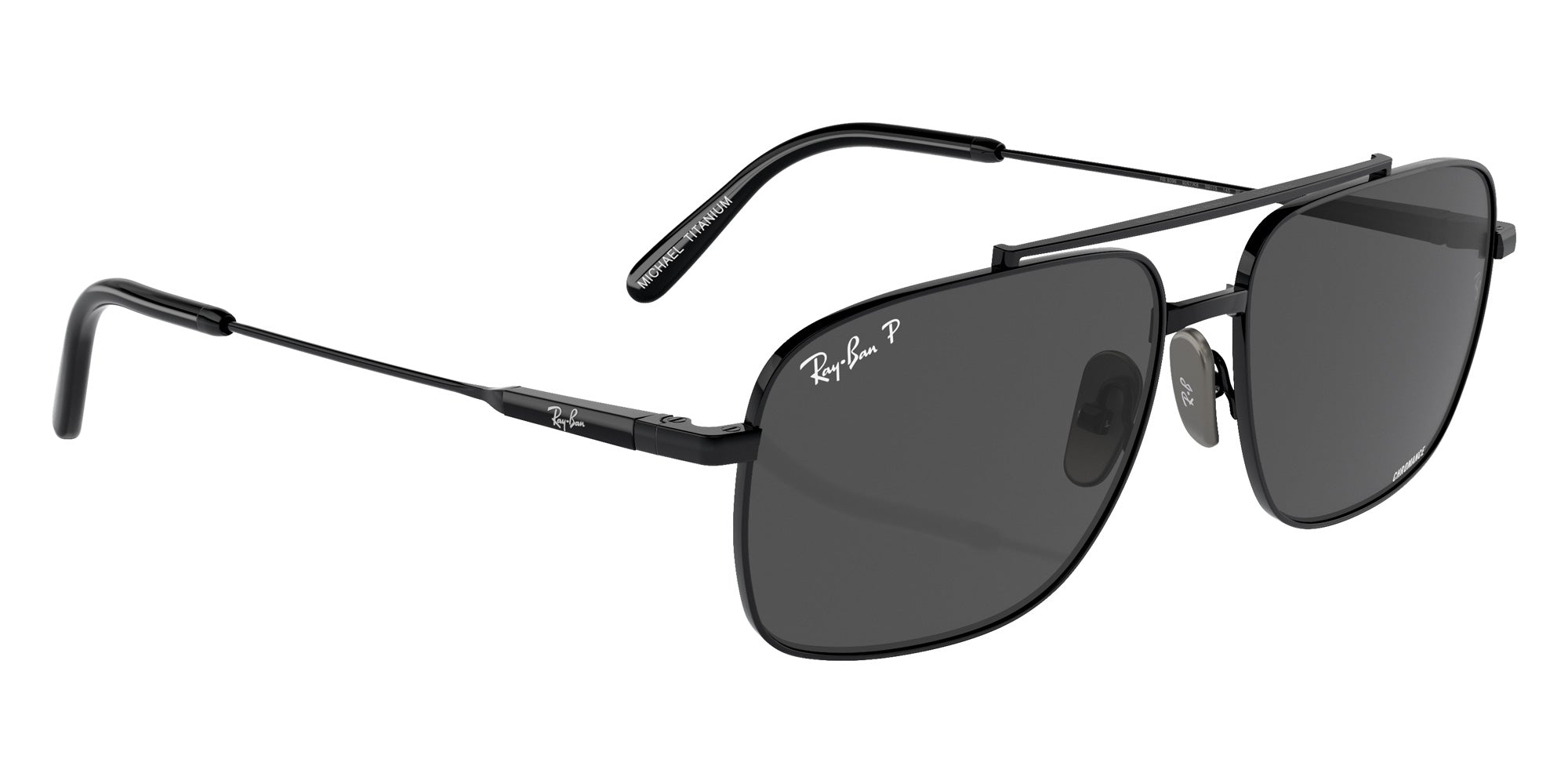 Ray-Ban® RB8096 RB8096 9267K8 59 Sunglasses - Black