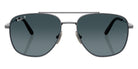 Ray-Ban® RB8097 RB8097 165/S3 59 Sunglasses - Gunmetal
