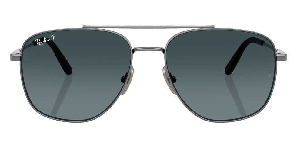 Ray-Ban® RB8097 RB8097 165/S3 59 Sunglasses - Gunmetal