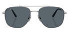 Ray-Ban® RB8097 RB8097 9209R5 59 Sunglasses - Silver