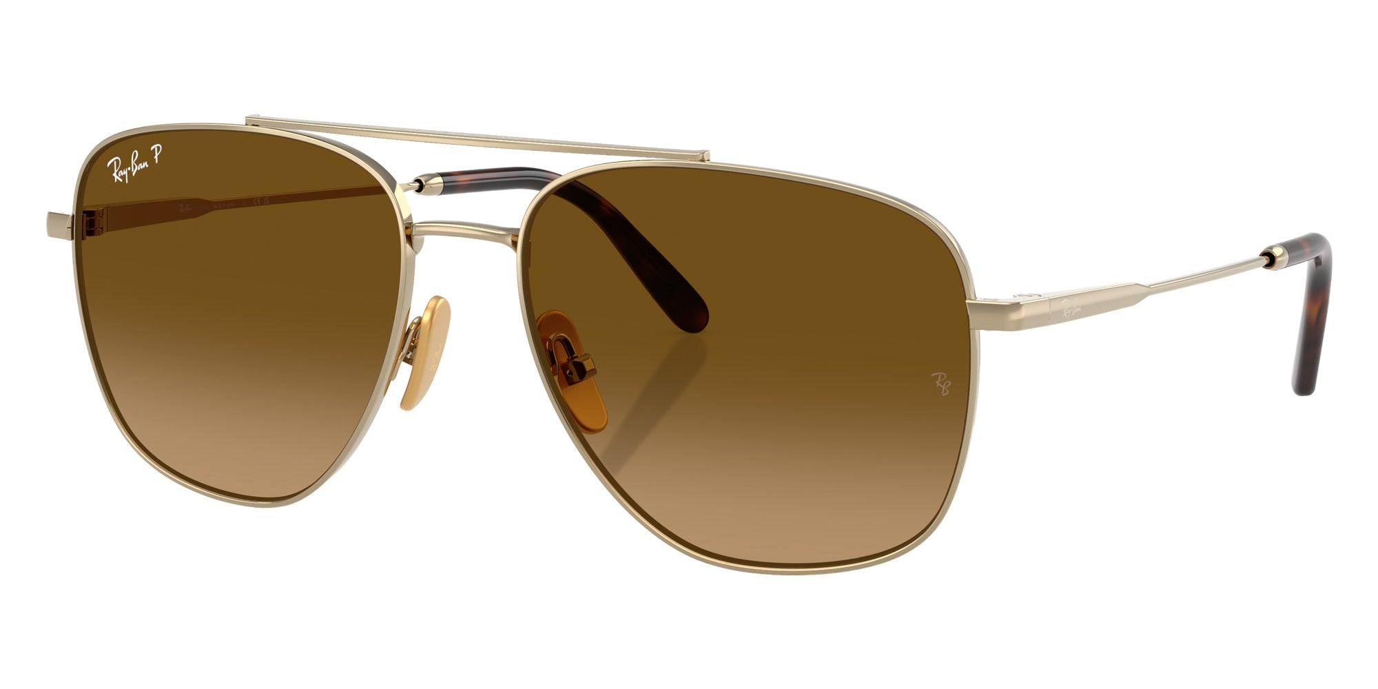 Ray-Ban® RB8097 RB8097 9265M2 59 Sunglasses - Arista Gold