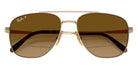 Ray-Ban® RB8097 RB8097 9265M2 59 Sunglasses - Arista Gold