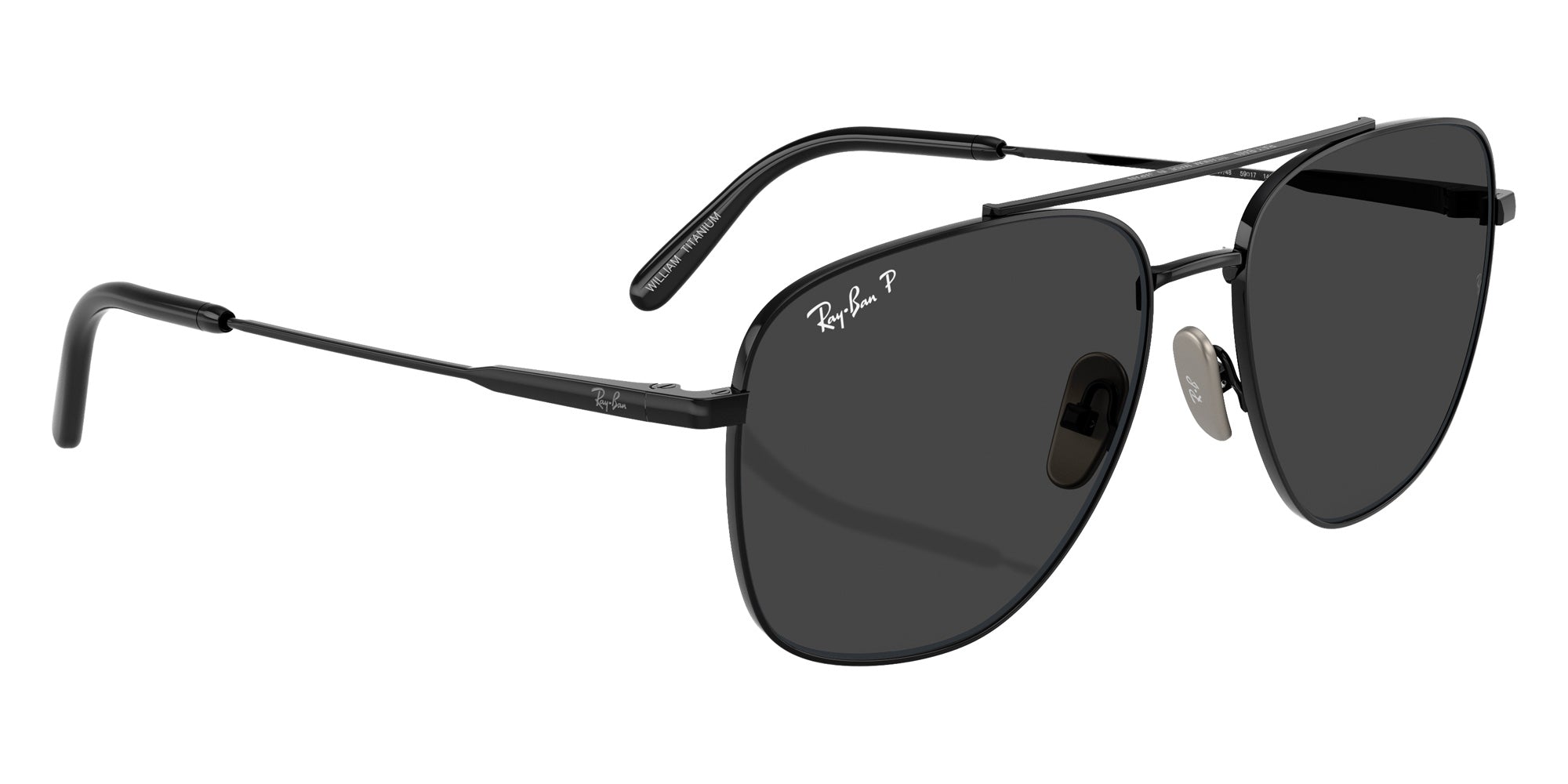 Ray-Ban® RB8097 RB8097 926748 59 Sunglasses - Black