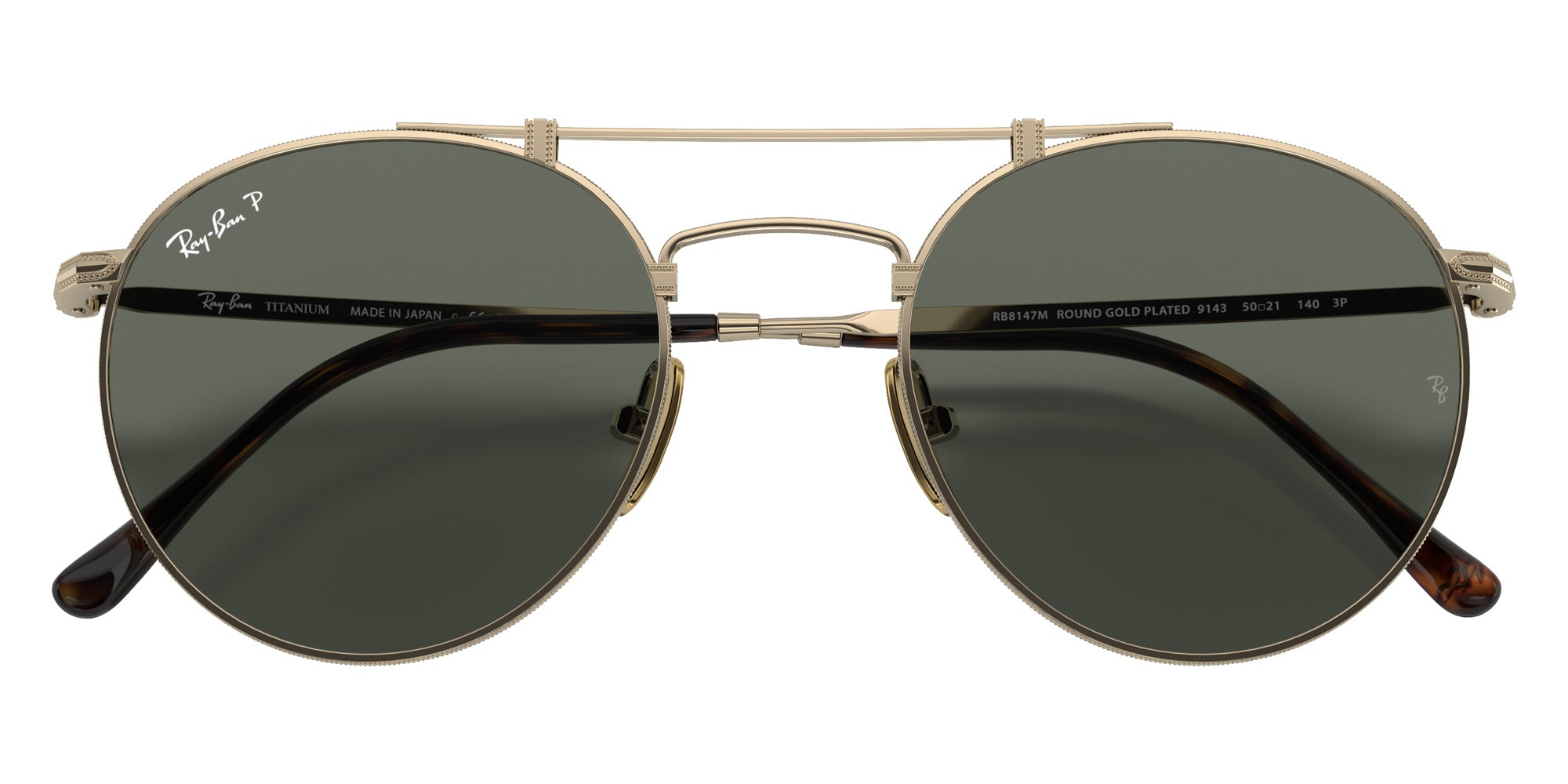 Ray-Ban® RB8147M RB8147M 9143 50 Sunglasses - Gold
