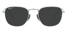 Ray-Ban® Frank RB8157 RB8157 9208T0 48 - Demigloss Gunmetal with Polarized Blue Mirrored Gold lenses Sunglasses