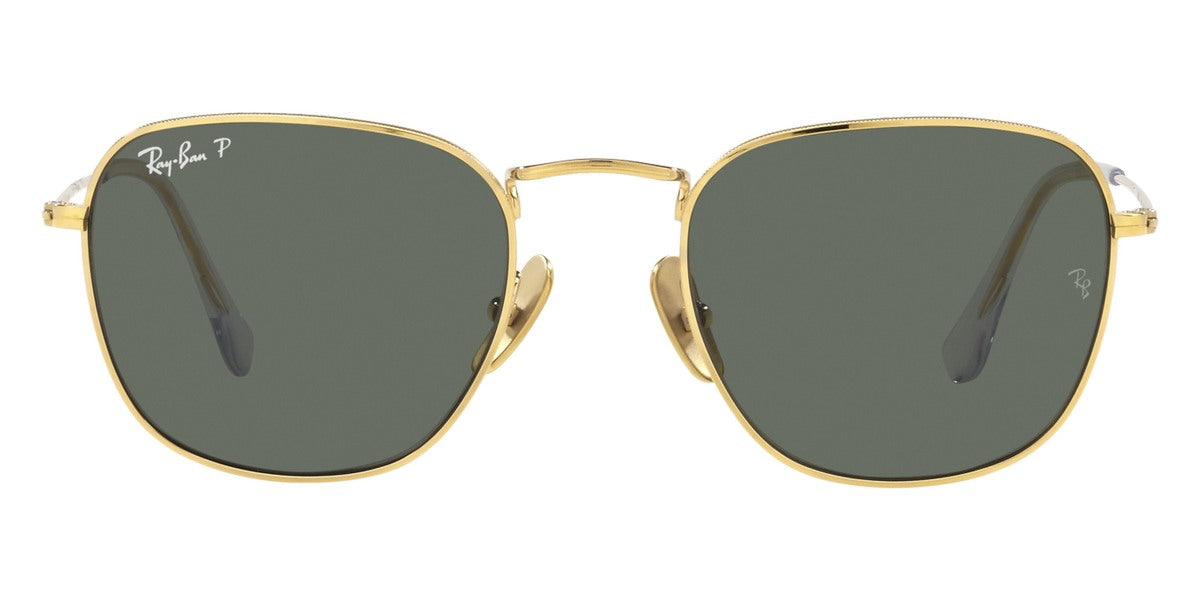 Ray-Ban® Frank RB8157 RB8157 9207T0 51 - Demigloss Antique Gold with Polarized Blue Mirrored Gold lenses Sunglasses