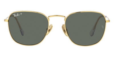 Ray-Ban® Frank RB8157 RB8157 9207T0 51 - Demigloss Antique Gold with Polarized Blue Mirrored Gold lenses Sunglasses