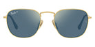 Ray-Ban® Frank RB8157 RB8157 9217T0 48 - Demigloss Brushed Gold with Polarized Blue Mirrored Gold lenses Sunglasses