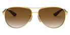 Ray-Ban® CaRBon Fibre RB8313 RB8313 001/51 58 - Arista with Clear Gradient Brown lenses Sunglasses
