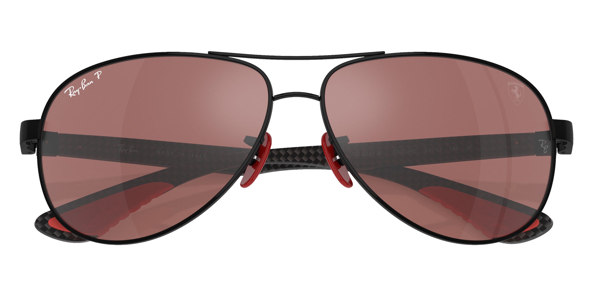 Ray-Ban® RB8331M RB8331M F002H2 61 Sunglasses - Dark Carbon