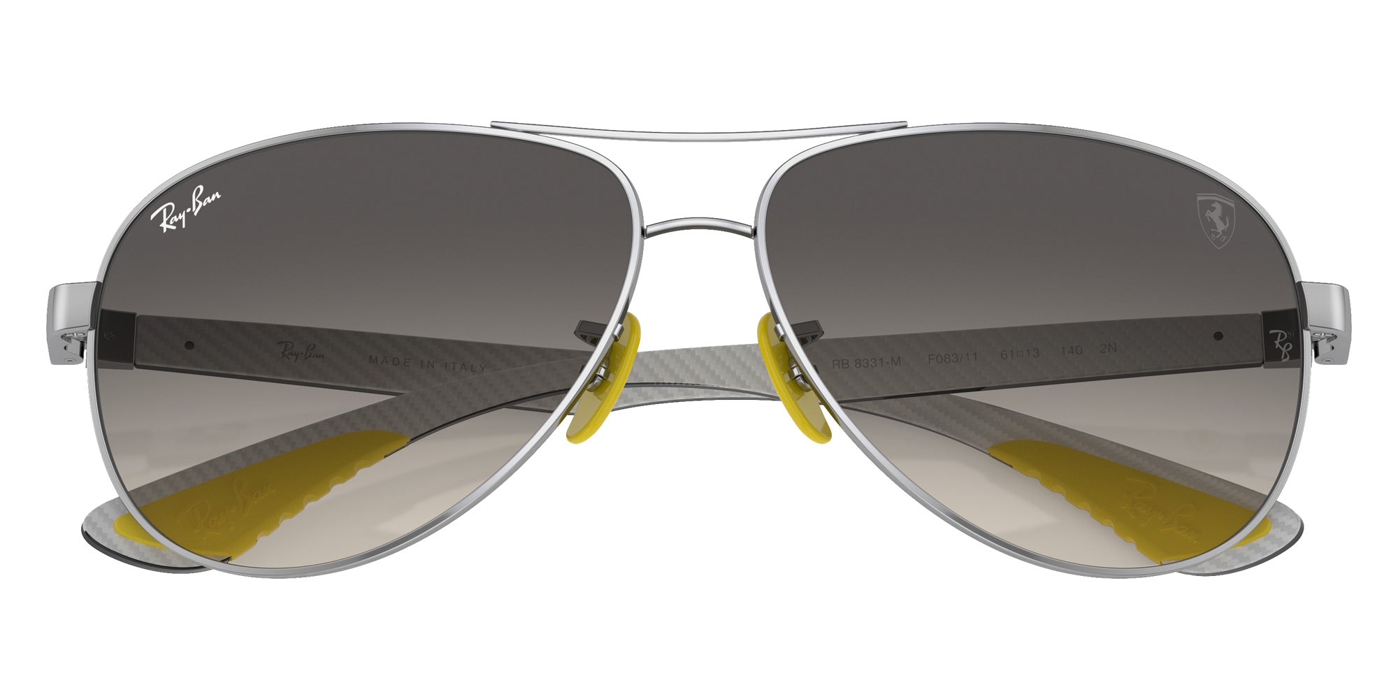 Ray-Ban® RB8331M RB8331M F08311 61 Sunglasses - Light Carbon