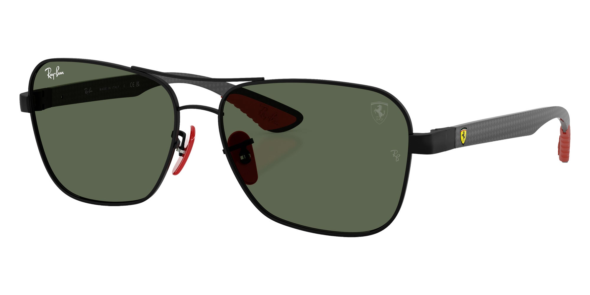 Ray-Ban® RB8336M RB8336M F00271 58 Sunglasses - Dark Carbon