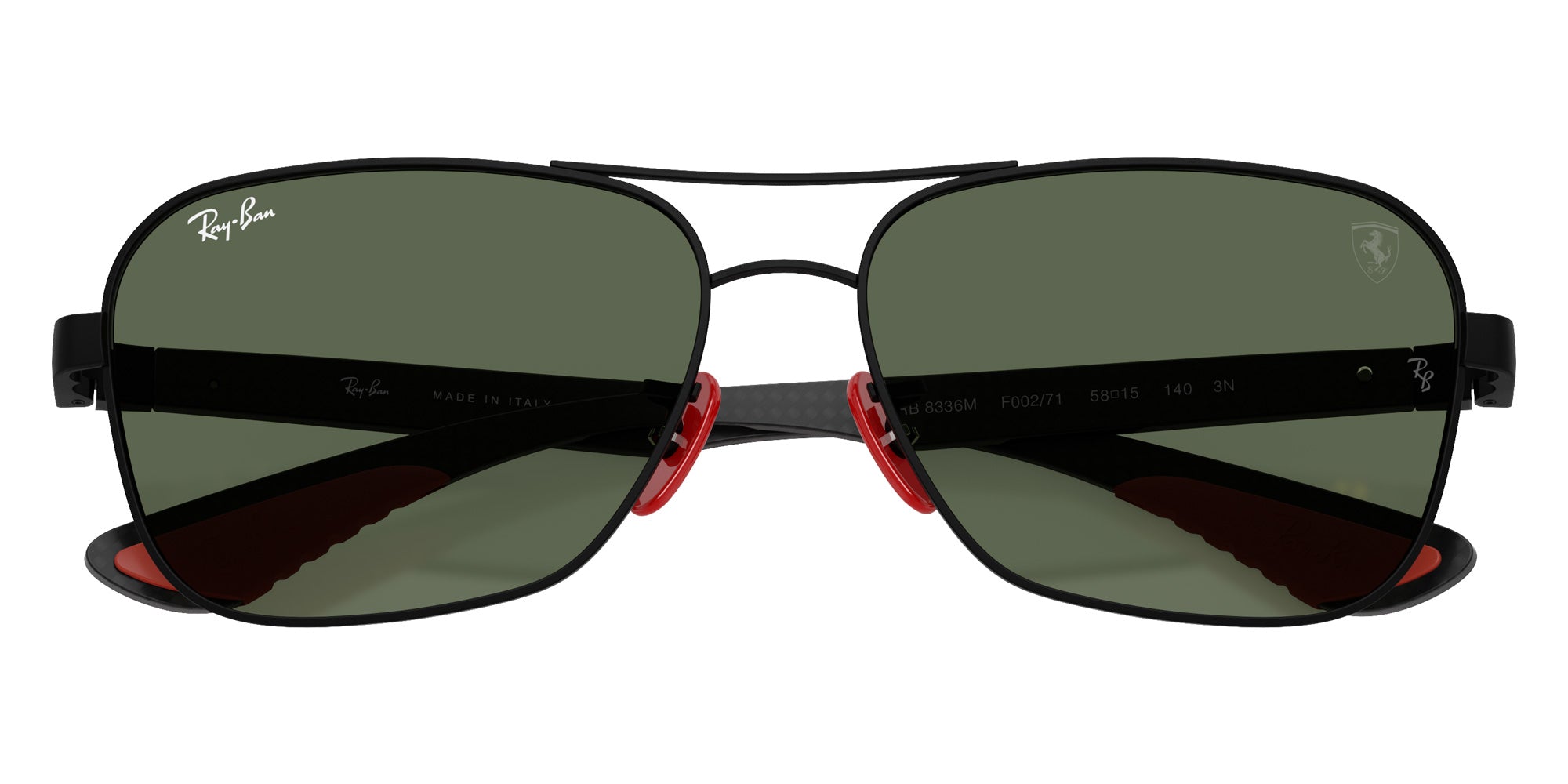 Ray-Ban® RB8336M RB8336M F00271 58 Sunglasses - Dark Carbon
