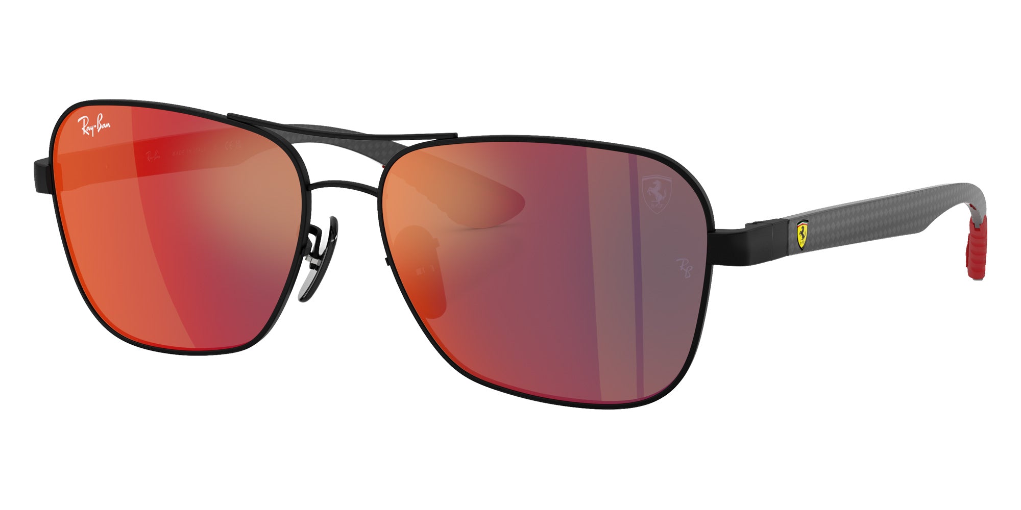 Ray-Ban® RB8336M RB8336M F1186P 58 Sunglasses - Dark Carbon