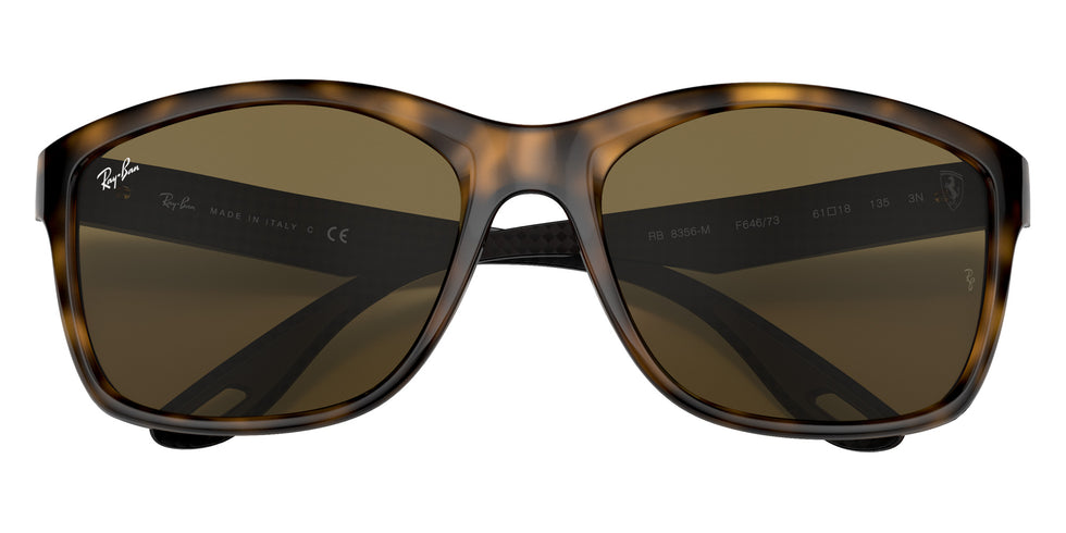 Ray-Ban® RB8356M RB8356M F64673 61 Sunglasses - Dark Carbon