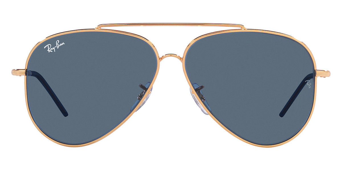 Ray-Ban® Aviator Reverse RBr0101S RBR0101S 92023A 59 - Rose Gold with Blue lenses Sunglasses