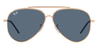 Ray-Ban® Aviator Reverse RBr0101S RBR0101S 92023A 59 - Rose Gold with Blue lenses Sunglasses