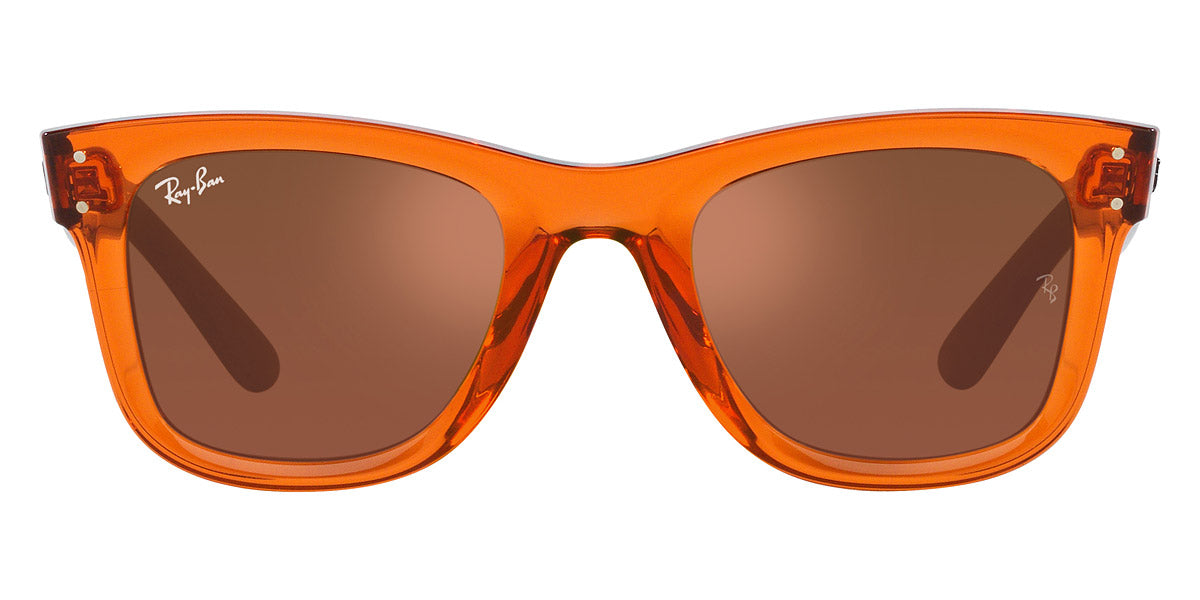 Ray-Ban® Wayfarer Reverse RBr0502S RBR0502S 6709CB 53 - Transparent Brown with Clear/Brown lenses Sunglasses