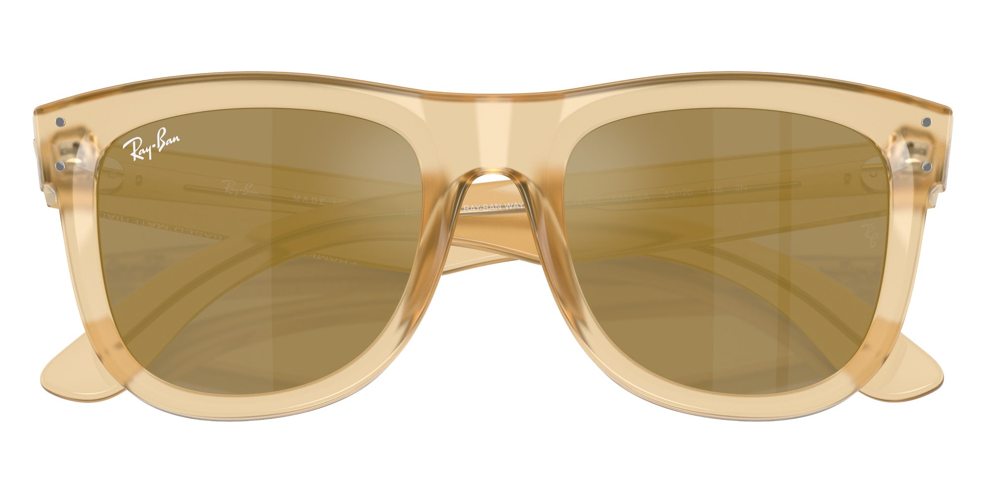 Ray-Ban® RBR0502S RBR0502S 68215A 50 Sunglasses - Opal Yellow