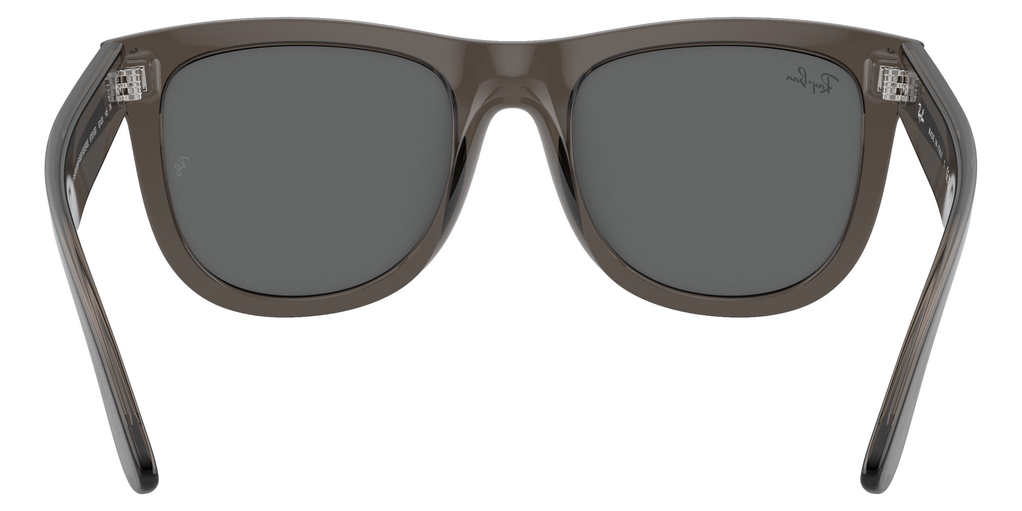 Ray-Ban® RBR0502SF RBR0502SF 6707GR 53 Sunglasses - Transparent Dark Gray