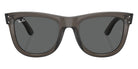 Ray-Ban® RBR0502SF RBR0502SF 6707GR 53 Sunglasses - Transparent Dark Gray