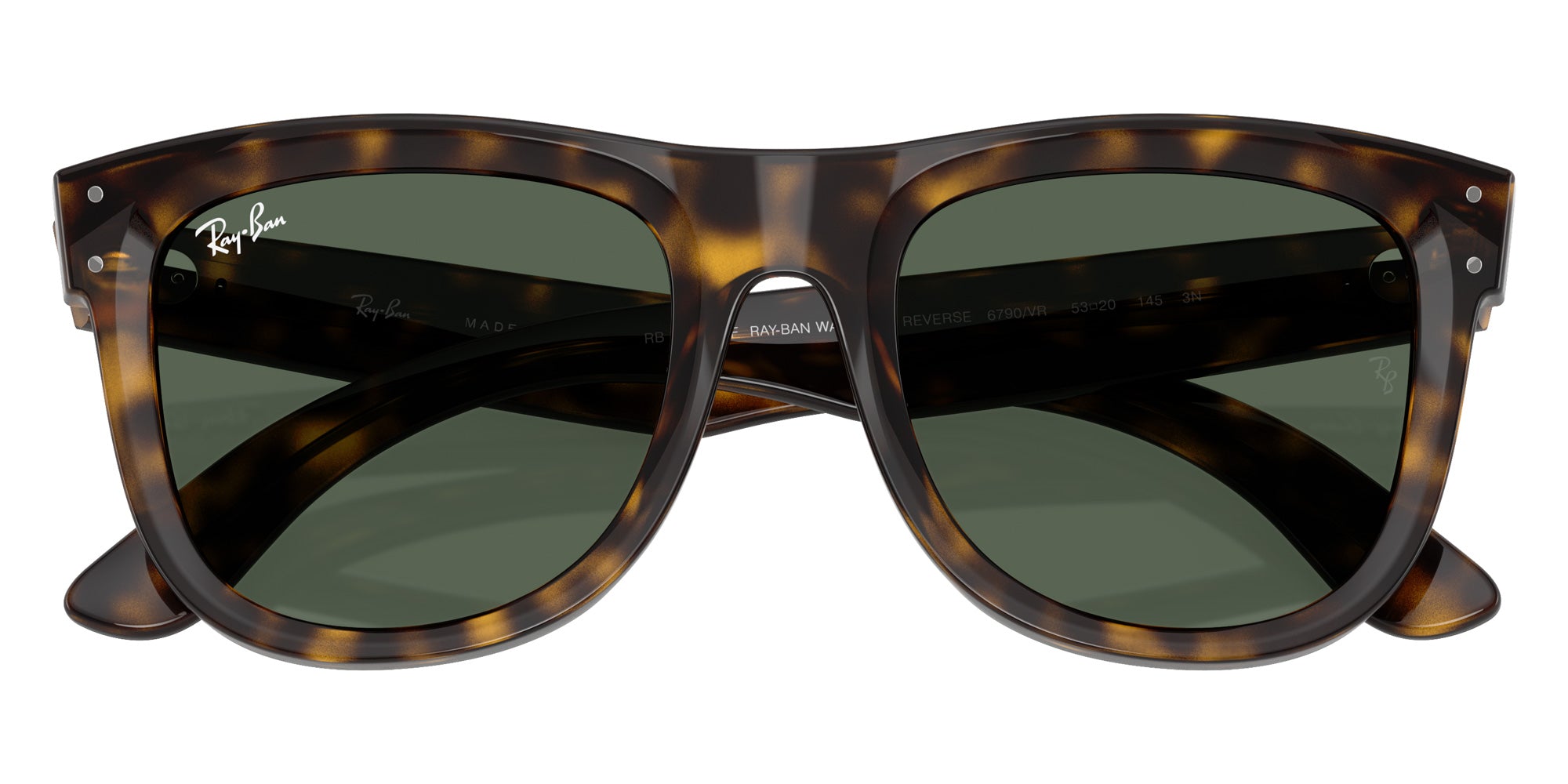Ray-Ban® RBR0502SF RBR0502SF 6790VR 53 Sunglasses - Dark Havana