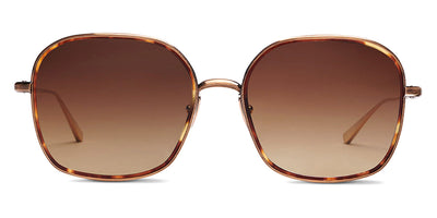 SALT.® RHINE SAL RHINE AGAL 59 - Antique Gold/Antique Leaves/Polarized CR39 Brown Gradient Sunglasses