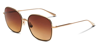 SALT.® RHINE SAL RHINE BGBK 59 - Brushed Gold/Black/Polarized CR39 Brown Gradient Sunglasses