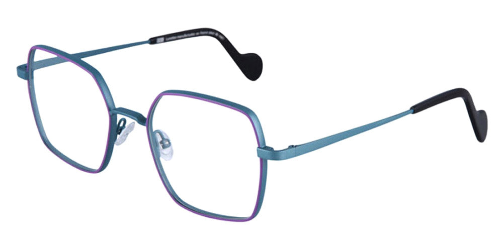 NaoNed® Ribine NAO Ribine 6674 51 - 6674 Violet/Matte Pacific Green Eyeglasses