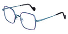 NaoNed® Ribine NAO Ribine 6674 51 - 6674 Violet/Matte Pacific Green Eyeglasses