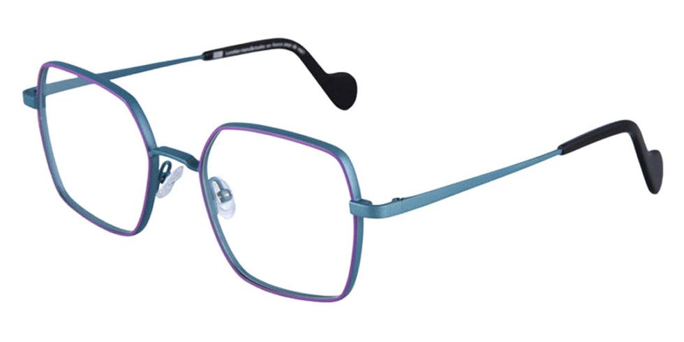 NaoNed® Ribine NAO Ribine 6674 51 - 6674 Violet/Matte Pacific Green Eyeglasses