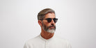 Mykita® RILEY MYK RILEY Black / Polarized Pro Hi-Con Grey 48 - Black / Polarized Pro Hi-Con Grey Sunglasses