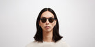 Mykita® RILEY MYK RILEY Indigo / Raw Brown Solid 48 - Indigo / Raw Brown Solid Sunglasses