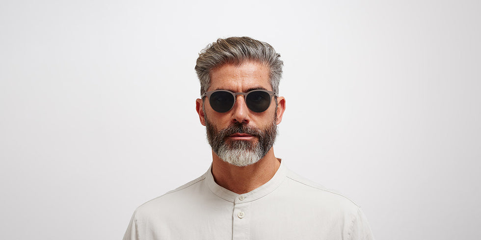 Mykita® RILEY MYK RILEY Mole Grey / Polarized Pro Ocean Blue 48 - Mole Grey / Polarized Pro Ocean Blue Sunglasses