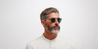 Mykita® RILEY MYK RILEY Mole Grey / Polarized Pro Ocean Blue 48 - Mole Grey / Polarized Pro Ocean Blue Sunglasses