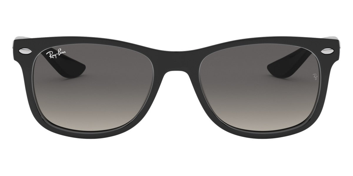Ray-Ban® Junior New Wayfarer RJ9052S RJ9052S 100/11 47 - Black with Light Gray Gradient Dark Gray lenses Sunglasses