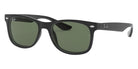 Ray-Ban® Junior New Wayfarer RJ9052S RJ9052S 7147B1 47 - Opal Purple with Blue/Violet Gradient Mirrored lenses Sunglasses